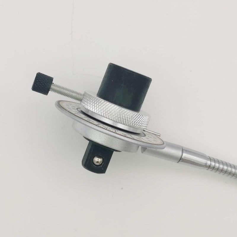 VASTOOLS Torque Angle Meter, 1/2" Drive Wrench Angle Gauge, 14" Flexible Clip Arm, CR-V Steel - Image 4