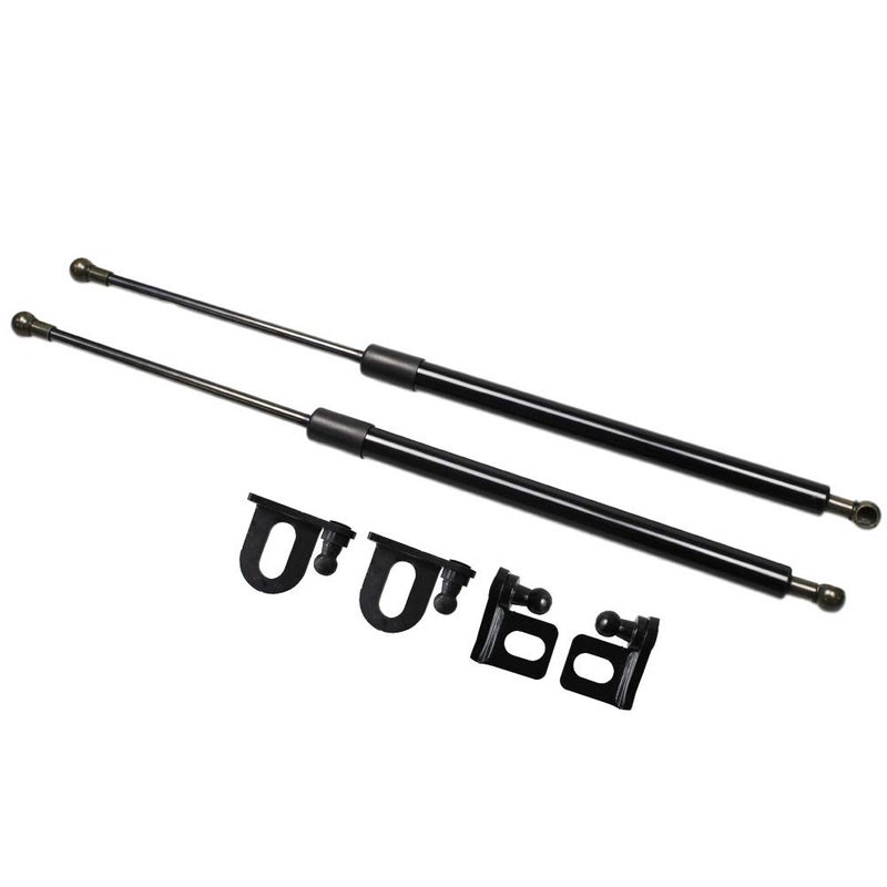 TSUBASA Lift Supports Struts for Toyota Land Cruiser LC70 19842020 Front Bonnet Hood Modify Carbon Fiber Gas Charged Shock Dampers Spring Bar 2 PCS Normal Black