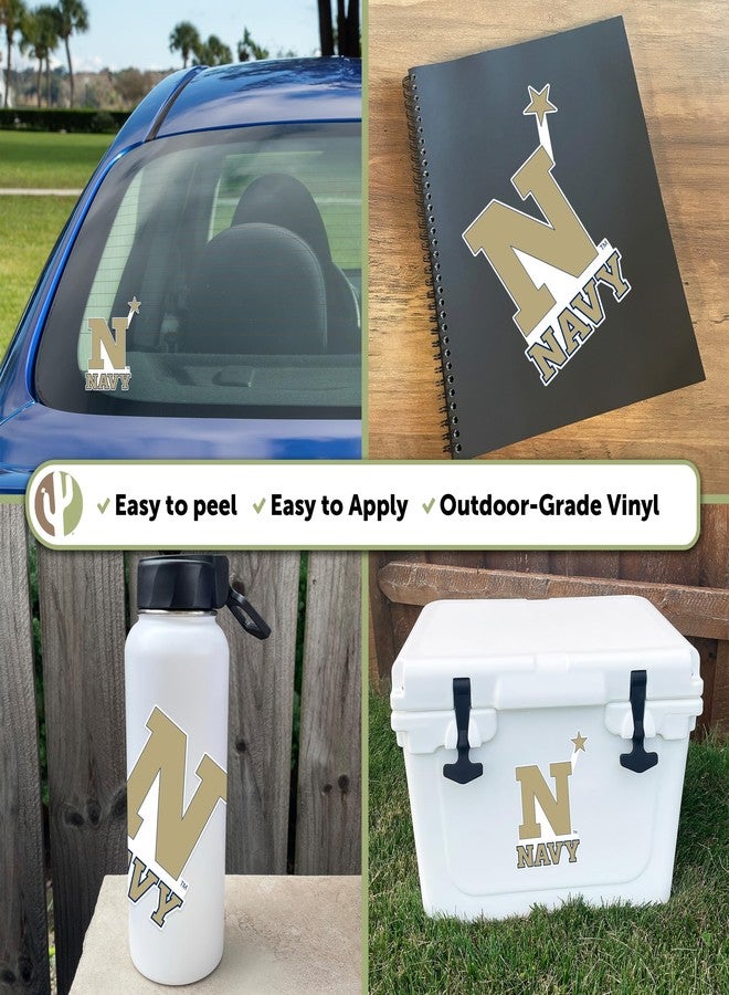 Desert Cactus United States Naval Academy Sticker Midshipmen Navy USNA Vinyl Decal Laptop Water Bottle Car Scrapbook Sticker (IND 00012) - Image 2