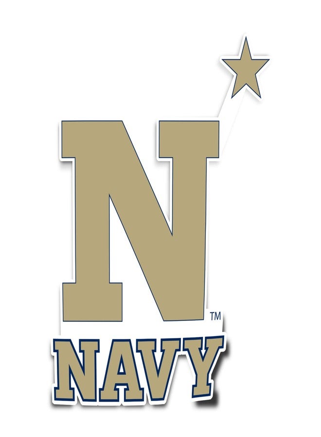 Desert Cactus United States Naval Academy Sticker Midshipmen Navy USNA Vinyl Decal Laptop Water Bottle Car Scrapbook Sticker (IND 00012) - Image 1
