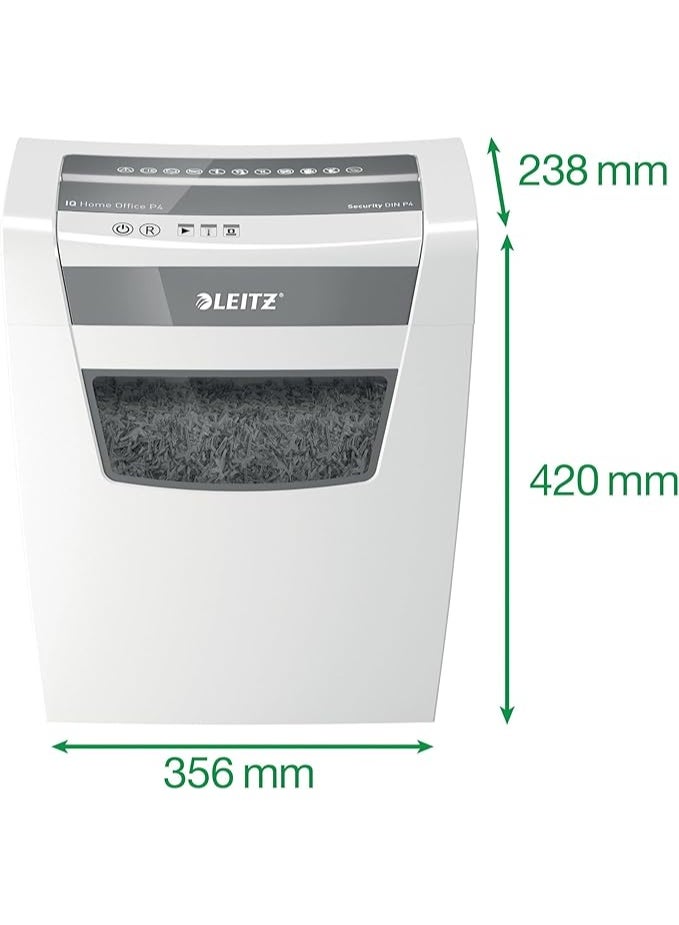 Leitz Iq Home Office Shredder, White, Wow, 80090000 - Image 4
