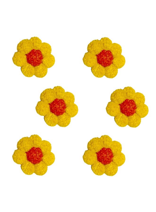 إس 2 إس زينة زهور القطيفة في المنزل، زهور صناعية معلقة، خلفية بسيطة للجدران (برتقالي وأصفر، عبوة مكونة من 12 قطعة) - Image 1