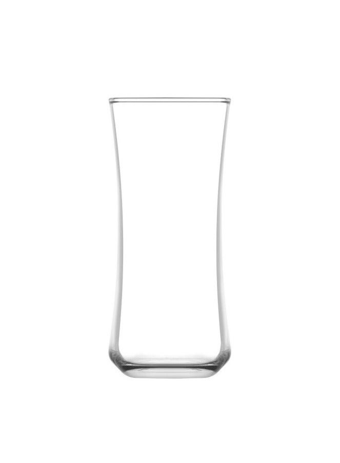 LAV 6 Pieces Duru Soft Drink Glass Set 190Ml - Clear - Image 1