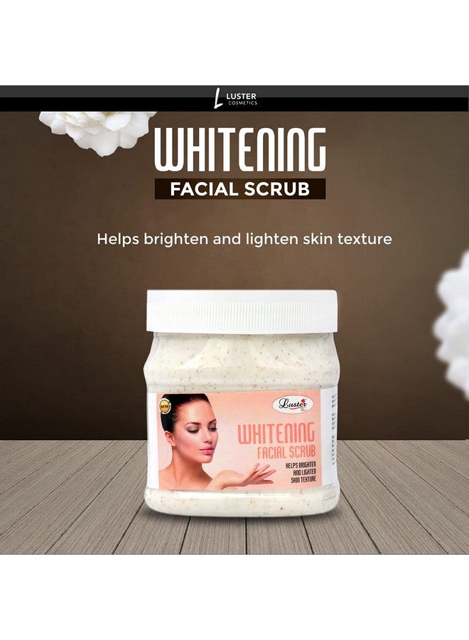 لاستر مجموعة تبييض الوجه | تساعد على تفتيح البشرة | مقشر الوجه | كريم تدليك | جل تدليك | عبوة للوجه | مجموعة تبييض الوجه للنساء والرجال | خالية من البارابين - 500 مل (عبوة من 4 قطع) - Image 3