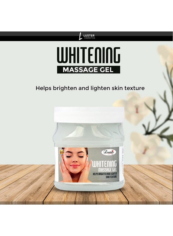 لاستر مجموعة تبييض الوجه | تساعد على تفتيح البشرة | مقشر الوجه | كريم تدليك | جل تدليك | عبوة للوجه | مجموعة تبييض الوجه للنساء والرجال | خالية من البارابين - 500 مل (عبوة من 4 قطع) - Image 5