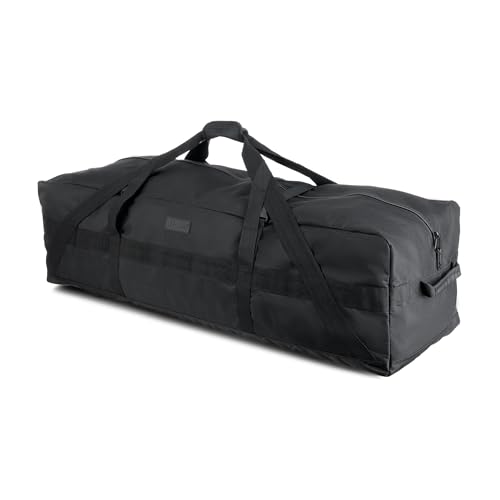 Fitdom 106L 45" Heavy Duty Extra Large Duffle with Upgrade Zipper, Durable & Water Resistant. Perfect as Camping Bag Travel Storage Tent Storage Sports Equipment Bag For Coaches & More - Image 1