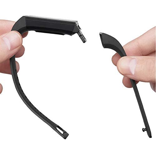 INEFABLE Mi Band 4c Strap and Redmi Smart Band Strap Soft Silicone Adjustable Band Strap-Device Not Included-Not Compatible for Redmi Smart Band Pro-Black-Pack of 1 - Image 3