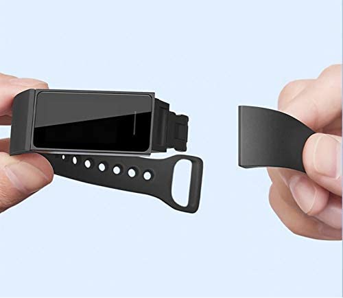 INEFABLE Mi Band 4c Strap and Redmi Smart Band Strap Soft Silicone Adjustable Band Strap-Device Not Included-Not Compatible for Redmi Smart Band Pro-Black-Pack of 1 - Image 5