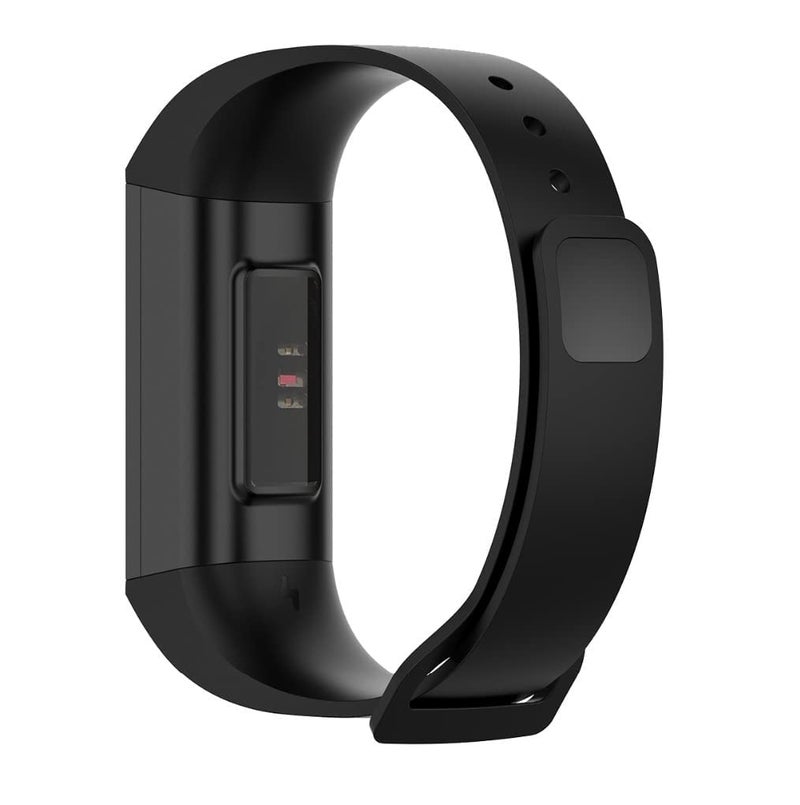 INEFABLE Mi Band 4c Strap and Redmi Smart Band Strap Soft Silicone Adjustable Band Strap-Device Not Included-Not Compatible for Redmi Smart Band Pro-Black-Pack of 1 - Image 4