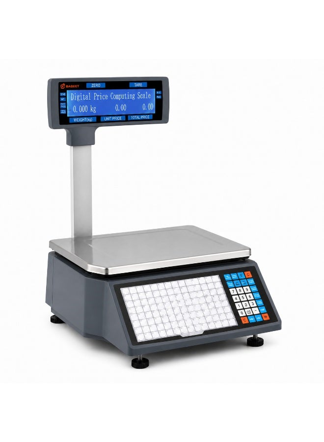 RONGTA Grocery Scale with Barcode Thermal Label Printer for Supermarket Produce, Grocery Store, Deli, Retail POS & Variable-Weight Food Labeling - Image 1