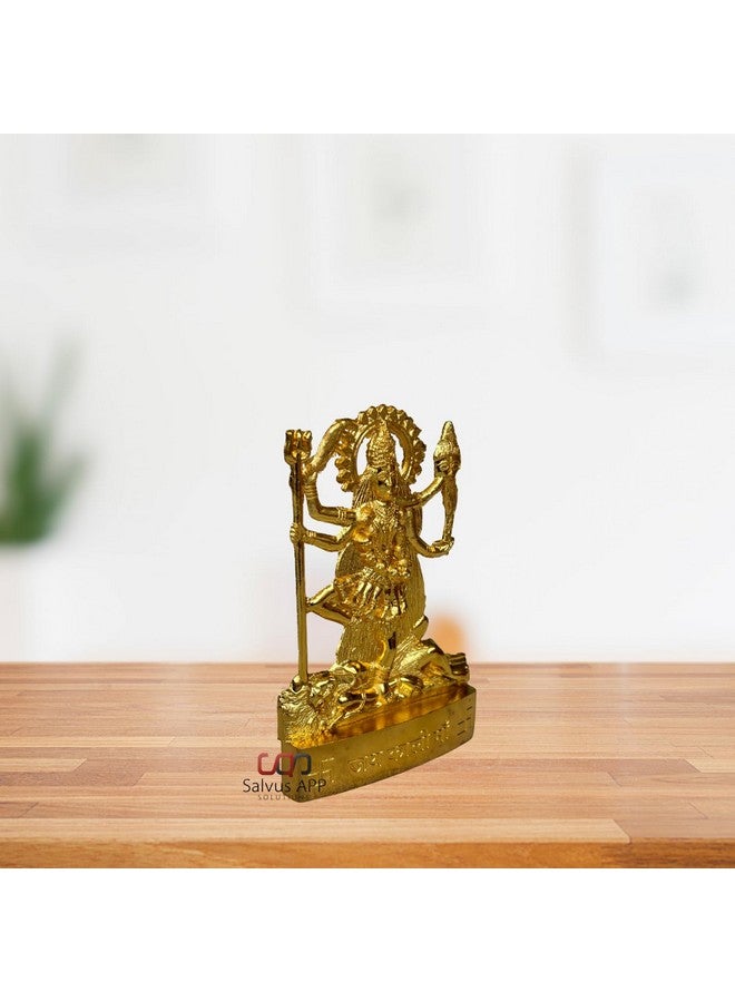 سالفوس أب سولوشنز تمثال كالي المعدني المصنوع يدويًا من Salvus APP SOLUTIONS للديكور المنزلي والهدايا والإكسسوارات العتيقة - (ذهبي، 3 × 4.5 بوصة) - Image 5