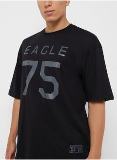 Seventy Five Graphic Print Oversized T-Shirt  - Image 3