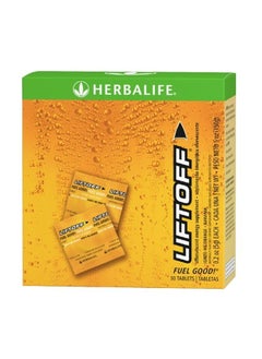 HERBALIFE LIFTOFF Energy Tablets - Ignite-Me Orange, Naturally Flavored, Instant Energy Drink Tablets for Natural Boost of Energy, Clears Minds, On-the-Go, 30 Tablets (Pack of 1)