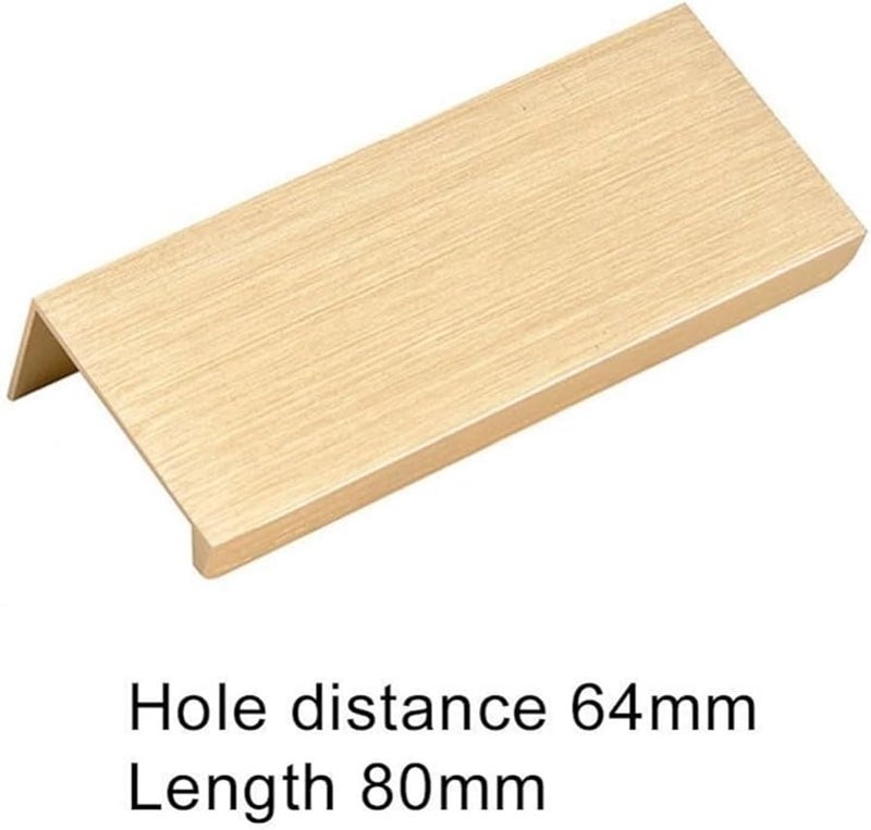 Gold X Large Invisible Drawer Handle Screws Set Furniture Cabinet Pulls Wardrobe Door Hidden Metal Handles - Image 3