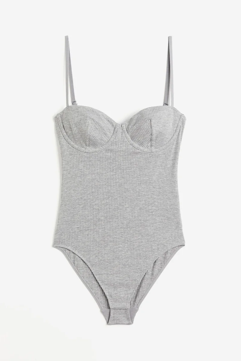 اتش اند ام بودي غير مبطنة من القطن