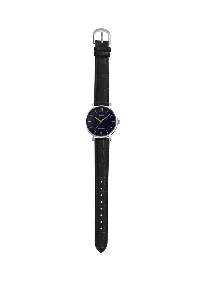 CASIO Women Enticer Water Resistant Analog Watch LTP-VT01L-1B - 40 mm - Black - Image 5