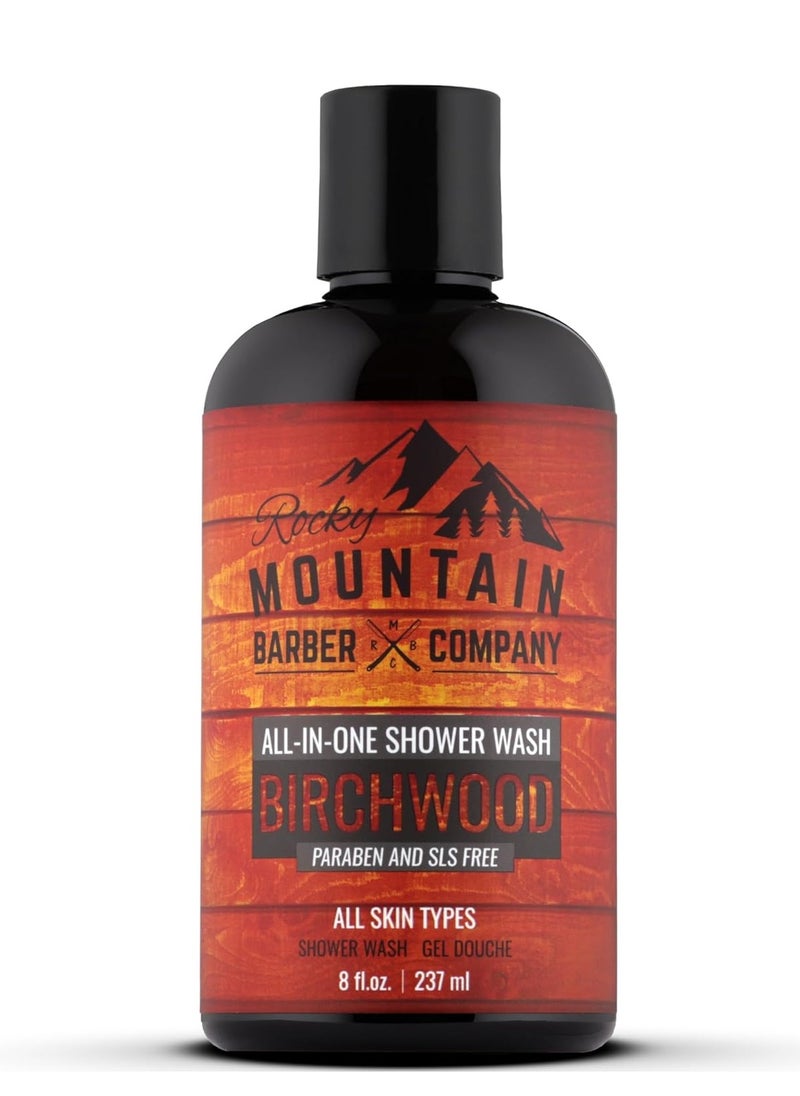 Rocky Mountain Barber Company Birchwood All-In-One Body Wash – Shampoo, Body Wash, Conditioner, Face Wash & Beard Wash with Essential Oils - 8 oz - pzsku/ZD88FD7E2FEDD010A8897Z/45/_/1740449512/73a51c53-3ae0-4af4-95f3-b61151792716