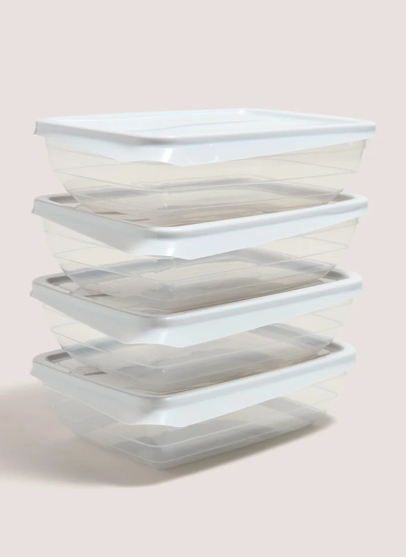ماتلان 4 Pack Clear Essential Containers