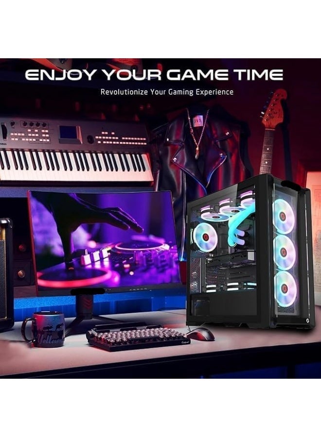 TOWER BUDGET GAMING PC & WORKSTATION: CORE I9 Processor | RTX 5060 TI 8GB GRAPHICS | 32GB RAM | 1TB NVME | Windows 11 | WIFI BT READY - Image 2