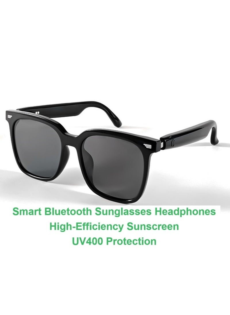 General Classic Smart Sunglasses Bluetooth Headphones Bilateral Stereo Sound Hands-Free Calling Music Audio Mic Sunglasses High-Efficiency Sunscreen, UV400 Protection  - Image 1