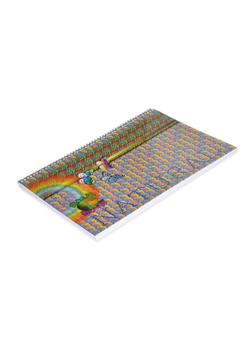 FIS دفتر ملاحظات حلزوني ناعم الغلاف 10 قطع A4، 5 مم مربع، 80 ورقة - FSNB5A480NL2 - Image 3