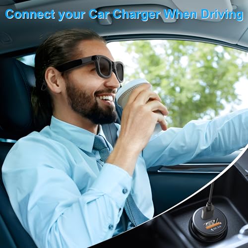 RCstyle HiBloks Charging Cable for Ray-Ban Meta Wayfarer/Skyler/Headliner Gen 2 & Oakley Meta HSTN Accessories, 3.9ft Type-C Charging While Using, Portable for Travel/Car/Phone/Laptop/Power Bank Charging - Image 5