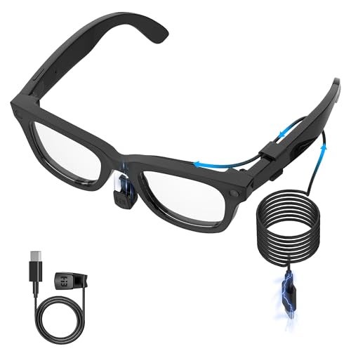 RCstyle HiBloks Charging Cable for Ray-Ban Meta Wayfarer/Skyler/Headliner Gen 2 & Oakley Meta HSTN Accessories, 3.9ft Type-C Charging While Using, Portable for Travel/Car/Phone/Laptop/Power Bank Charging - Image 1