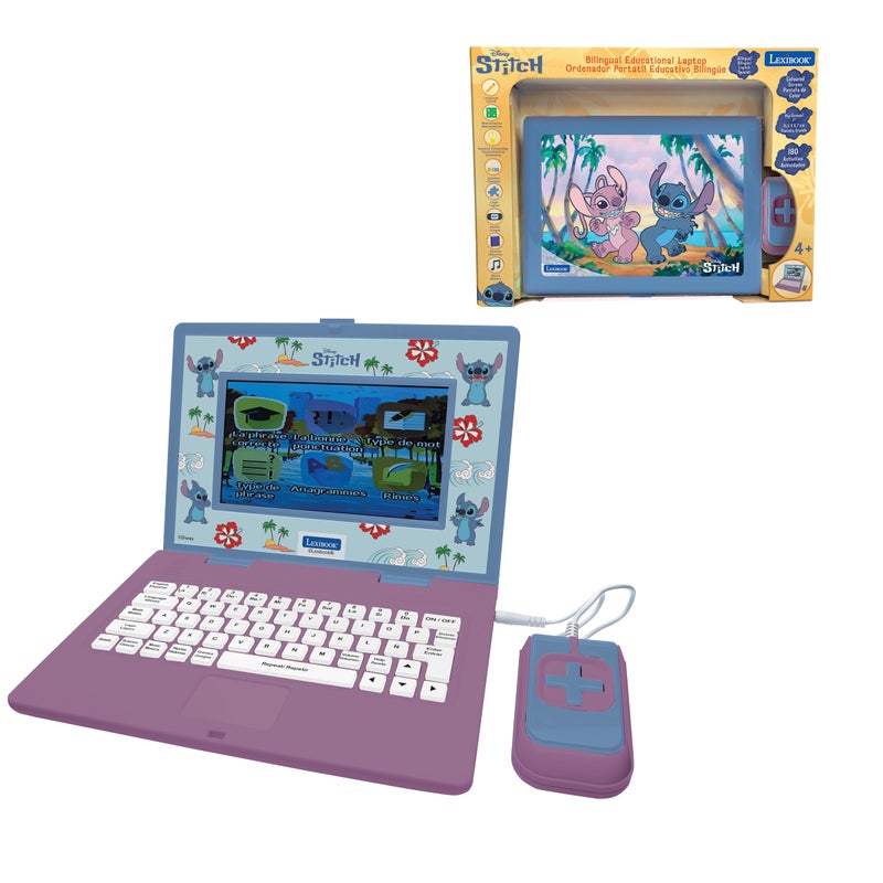 Lexibook Bilingual Educational Computer with 180 Activities 90 in Each Language 7 Color Screen ENES JC899Di2 - Image 2