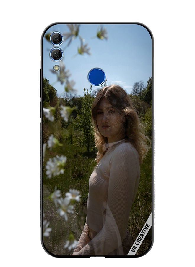 Protective Case Cover For Honor 10 Lite Snapchat Girl Design Multicolour