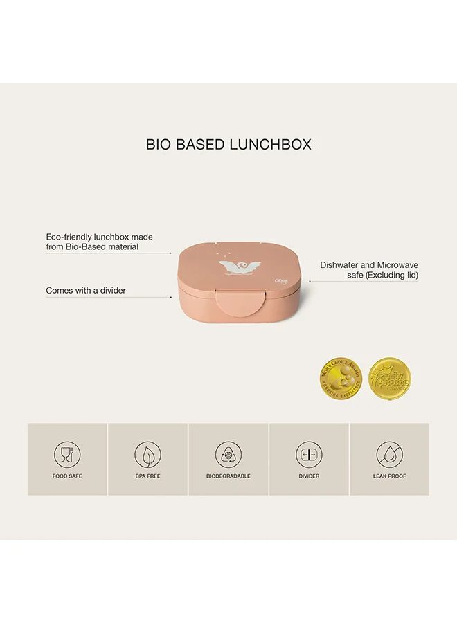 Citron Bio-Based Lunchbox - Swan - Eco-Friendly Bento for Kids