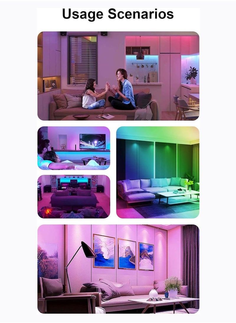 Arabest - RGB Ceiling Lamp Led Lights Modern Full Color Dimming, APP BT Remote Control, Intelligent Voice Control, Smart Timmer, Bedroom Round Ceiling Lamp Ceiling Light Led - Image 1