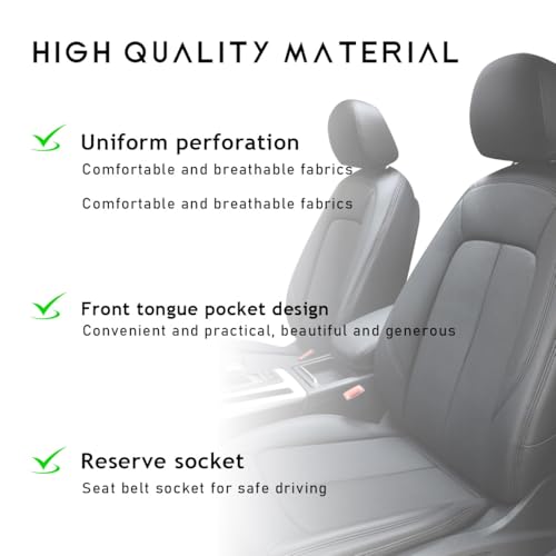 DXNQ Car Seat Cover, Leather Car Interior Front Bottom Seat Covers with Storage Pocket, Comfortable Anti-Slip Seat Cushion Covers for Car SUV Truck and Van, Car Accessories (Pink) - Image 3