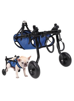 Adjustable Dog Wheelchair for Back Legs Pets Cart with Wheels for Back Legs Dog Leg Brace and Hip Support Light Weight S