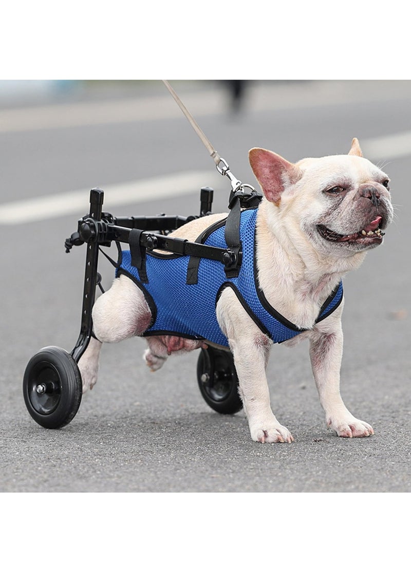 GUDOO - Adjustable Dog Wheelchair for Back Legs Pets Cart with Wheels for Back Legs Dog Leg Brace and Hip Support Light Weight S - Image 1