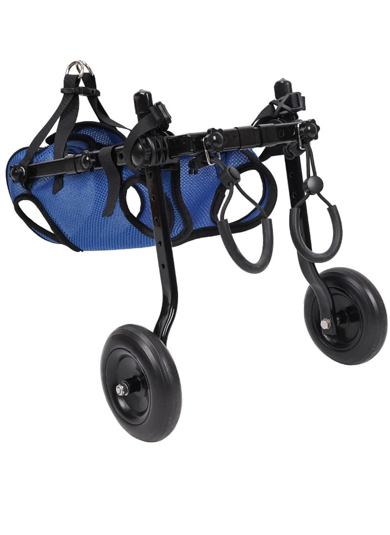 GUDOO - Adjustable Dog Wheelchair for Back Legs Pets Cart with Wheels for Back Legs Dog Leg Brace and Hip Support Light Weight S - Image 1