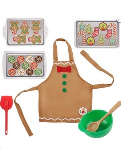 The Elf on the Shelf Itty Bitty Baker Outfit - 7 Piece Claus Couture Exclusive 2019 Holiday Outfit - Baking Sheets, Spoon, And Apron Included - Christmas Cookie Baking Set For Both Boy And Girl Elves  - Image 2