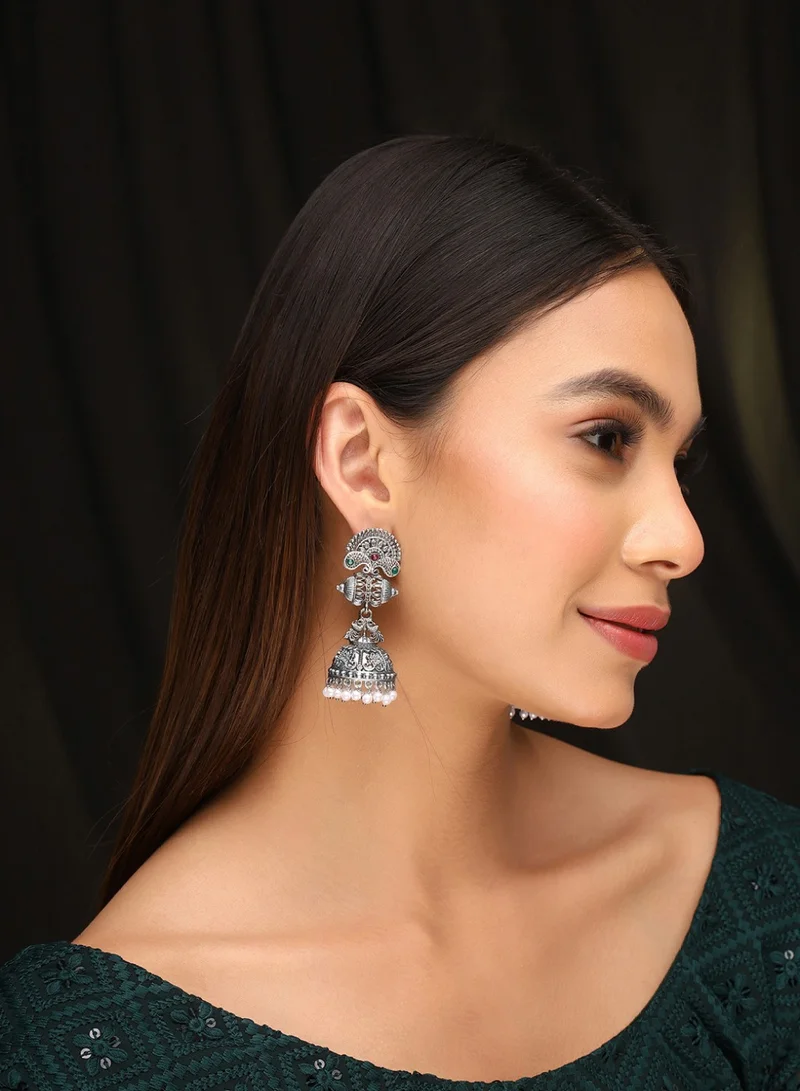 Priyaasi German Oxidised Jhumkas