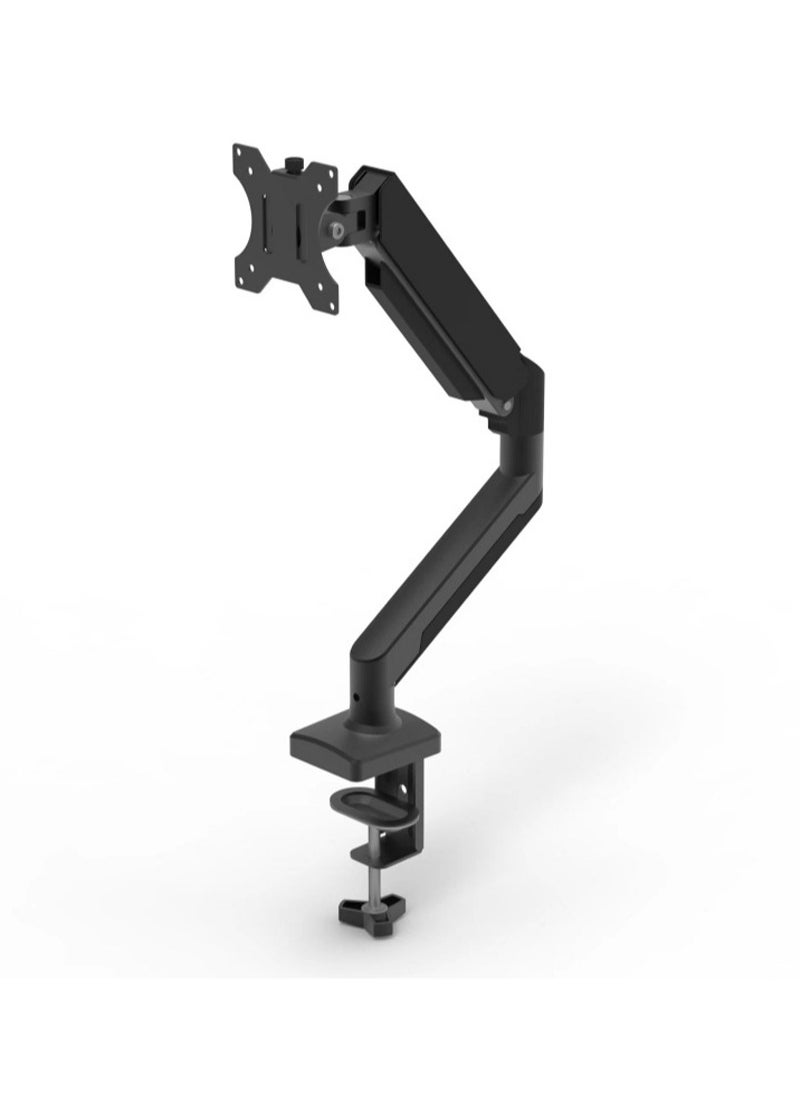 Glanfen - Single Monitor Mount Gas Spring Monitor Arm Desk Mount Fully Adjustable Fits 13-32 inch Monitors Weight Capacity up to 9kg - Image 1