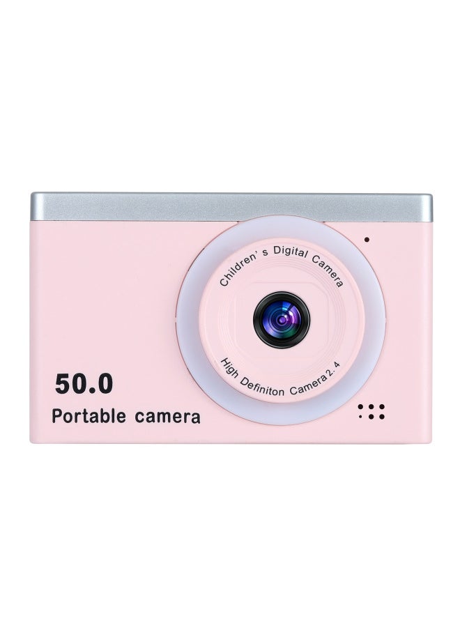 Generic 50x Zoom HD Student Digital Camera Ultra-thin Self-timer Card Children's Camera English-Body Color:Silver  - Image 1