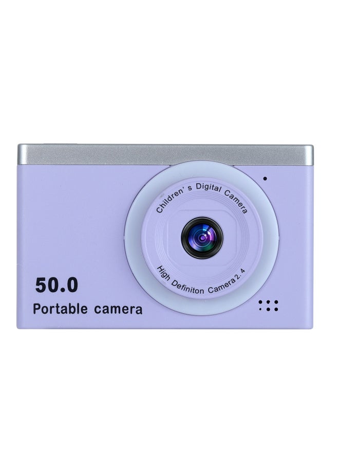 Generic 50x Zoom HD Student Digital Camera Ultra-thin Self-timer Card Children's Camera English-Body Color:Silver  - Image 4