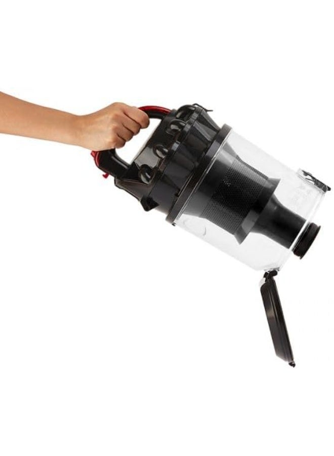 Mienta Vacuum Cleaner, 2000 Watt, 2.5 Liter, VC19604B - Black Red - Image 3