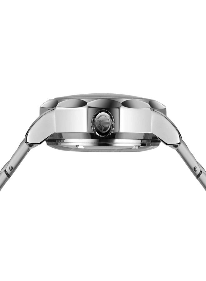 فورسينينج ساعة يد رجالية من فورسينينج، حركة أوتوماتيكية، مينا هيكلي من الفولاذ المقاوم للصدأ ذو اثني عشر شكلاً، توربيون ذاتي التعبئة - Image 4