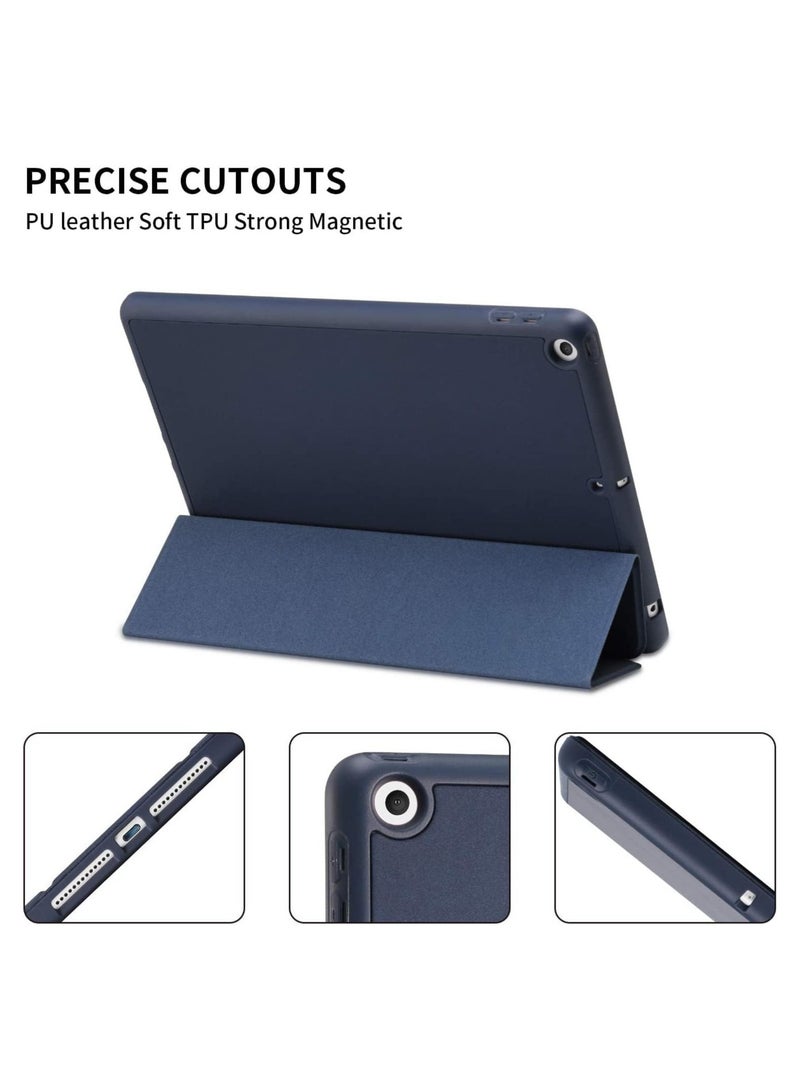 ELTRAZONE iPad 9th/8th/7th Generation case (2021/2020/2019) iPad 10.2-Inch Case with Pencil Holder [Sleep/Wake] Slim Soft TPU Back Smart Magnetic Stand Protective Cover Cases - Image 5
