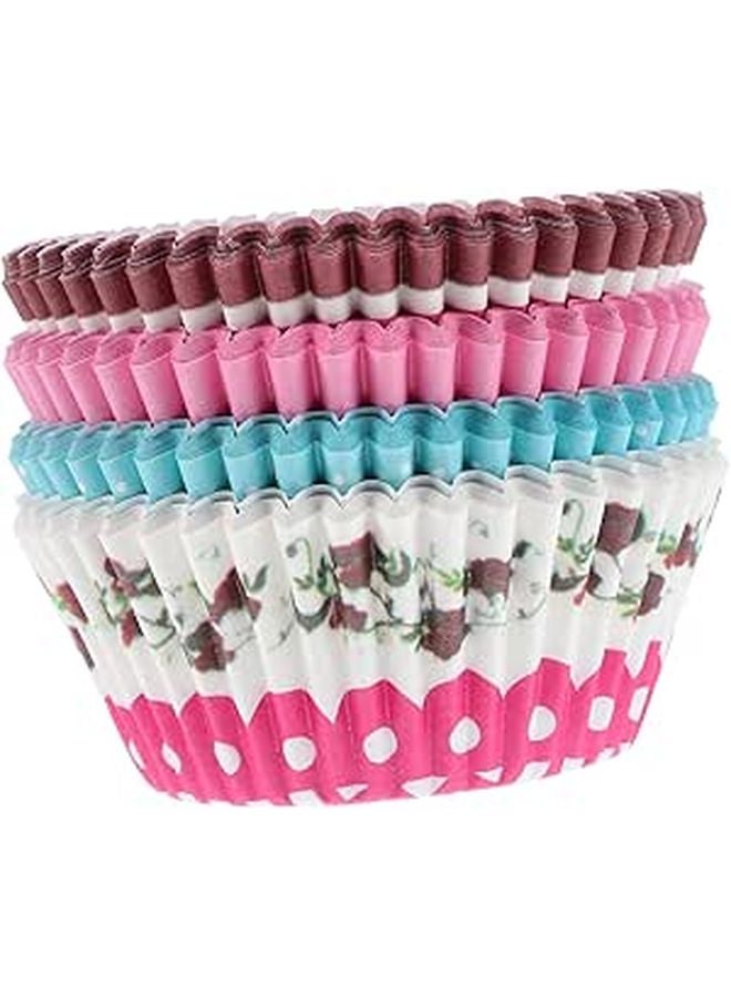 400pcs Baking Paper Muffin Cups Oil Resistant High Temperature Resistant Cake Supplies - Image 1