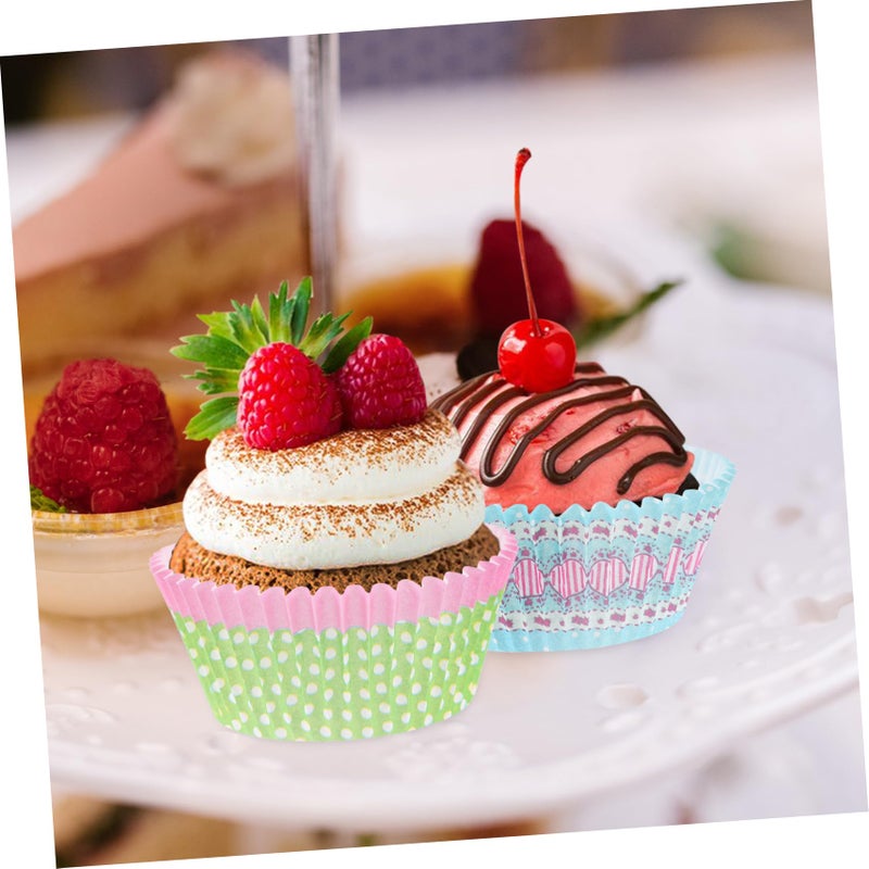 400pcs Baking Paper Muffin Cups Oil Resistant High Temperature Resistant Cake Supplies - Image 3
