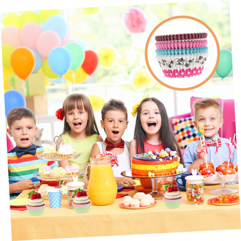 400pcs Baking Paper Muffin Cups Oil Resistant High Temperature Resistant Cake Supplies - Image 4
