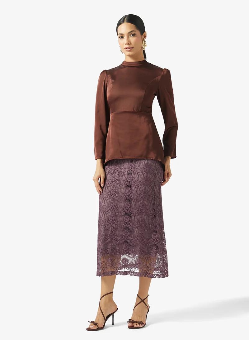 Tonal Colorblock Dress