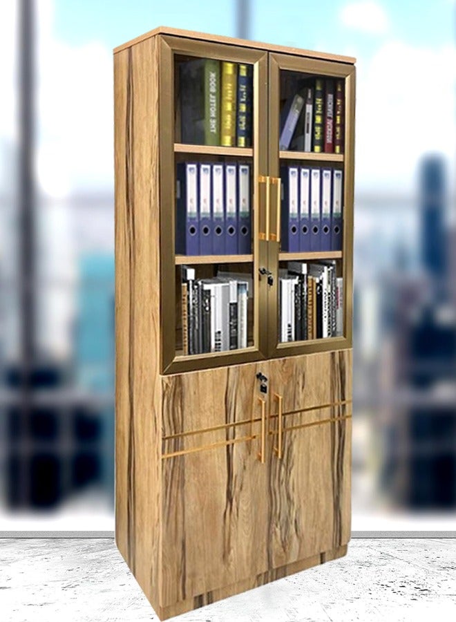 Generic Filing Cabinet With Glass Door 80*40*200 CM  - Image 1