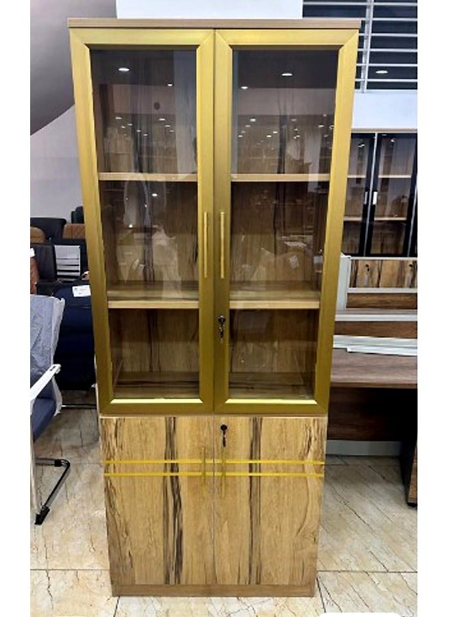 Generic Filing Cabinet With Glass Door 80*40*200 CM  - Image 2