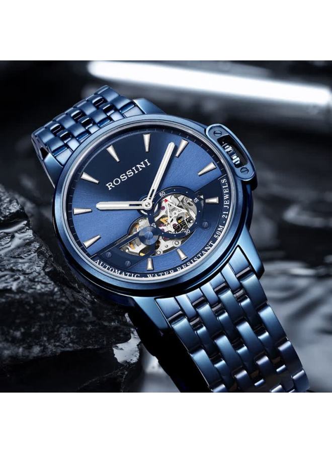 Rossini Medal Men's Automatic Mechanical Skeleton Watch Men's Brand New Year Valentine's Birthday Gift For Men - Image 1